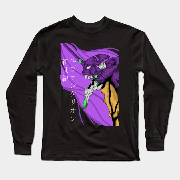 eva unit 01 Long Sleeve T-Shirt by Amartwork